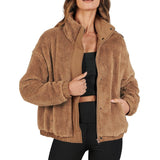 Women's Soft Fleece Jacket with Pockets