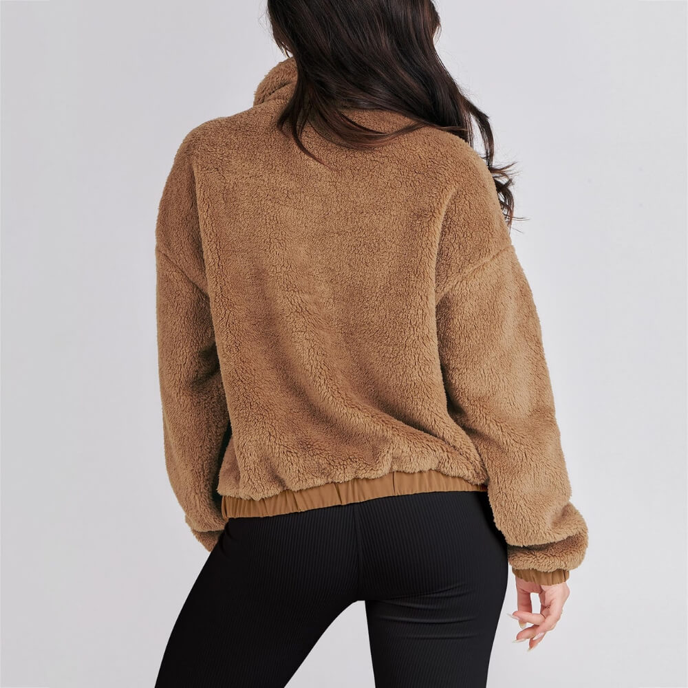 Women's Soft Fleece Jacket with Pockets