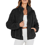 Women's Soft Fleece Jacket with Pockets