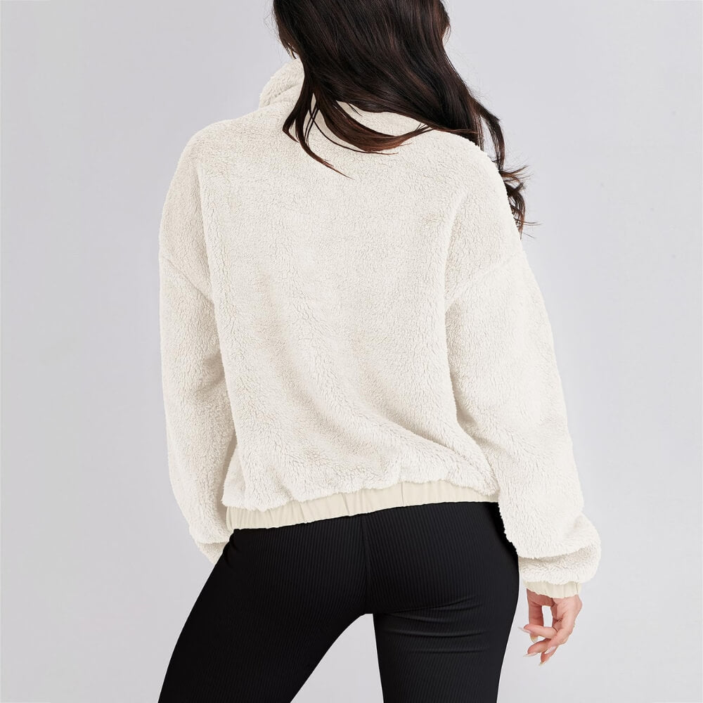 Women's Soft Fleece Jacket with Pockets