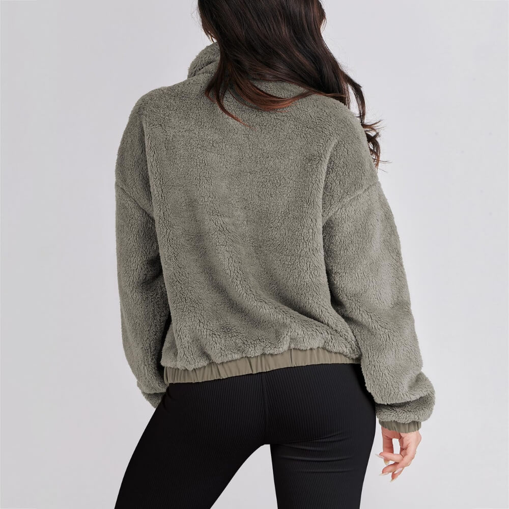 Women's Soft Fleece Jacket with Pockets