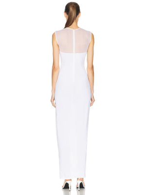 Aurohaya Louise Halter Maxi Dress