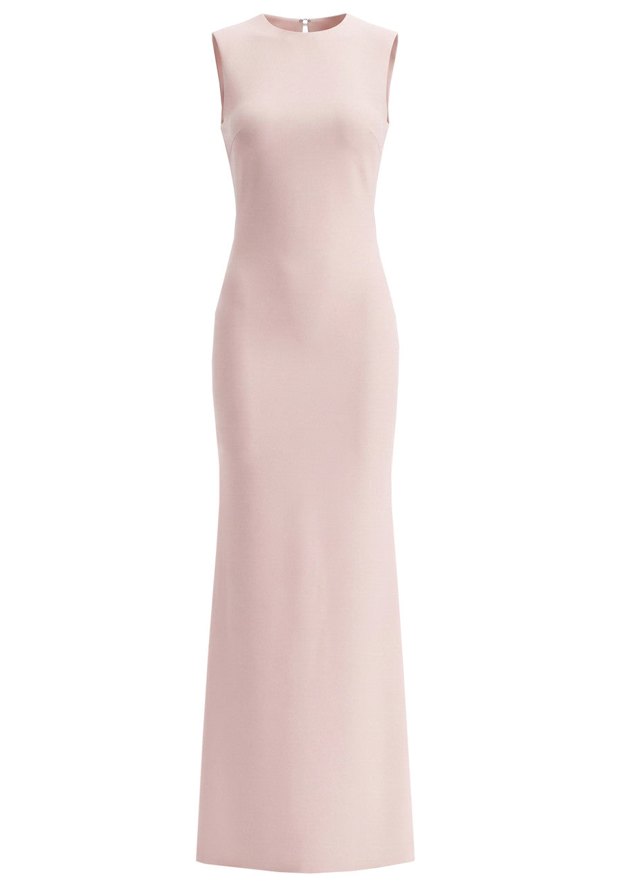 Ruffle Detail Maxi Dress Pink