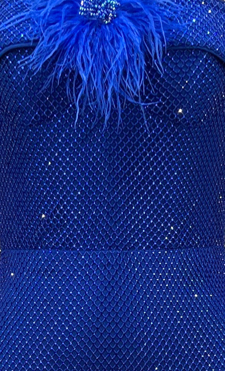 Bardot Sparkly Maxi Dress Blue
