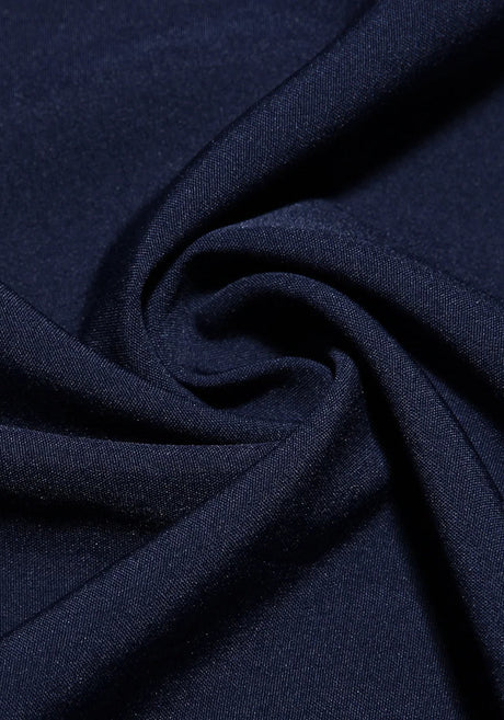 Bustier A Line Midi Dress Navy Blue