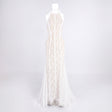 Aurohaya Tatiana Halter Backless Maxi Dress White