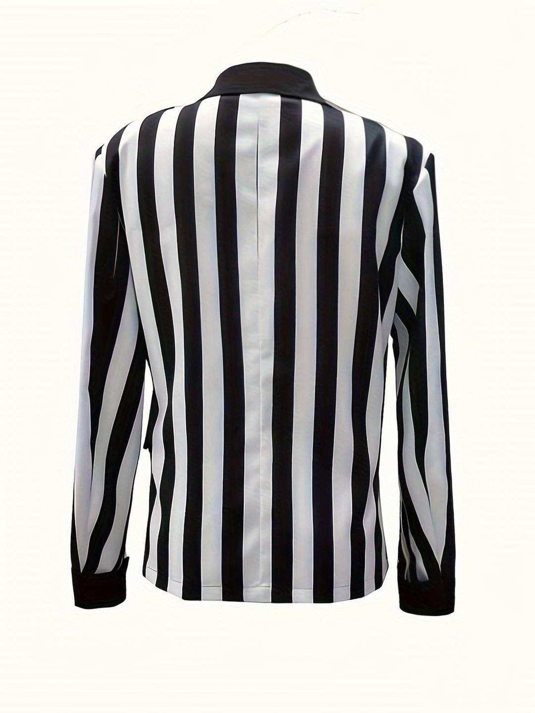 Aurohaya Women’s Striped Blazer Long Sleeve Boyfriend Style Casual Fashion Jacket