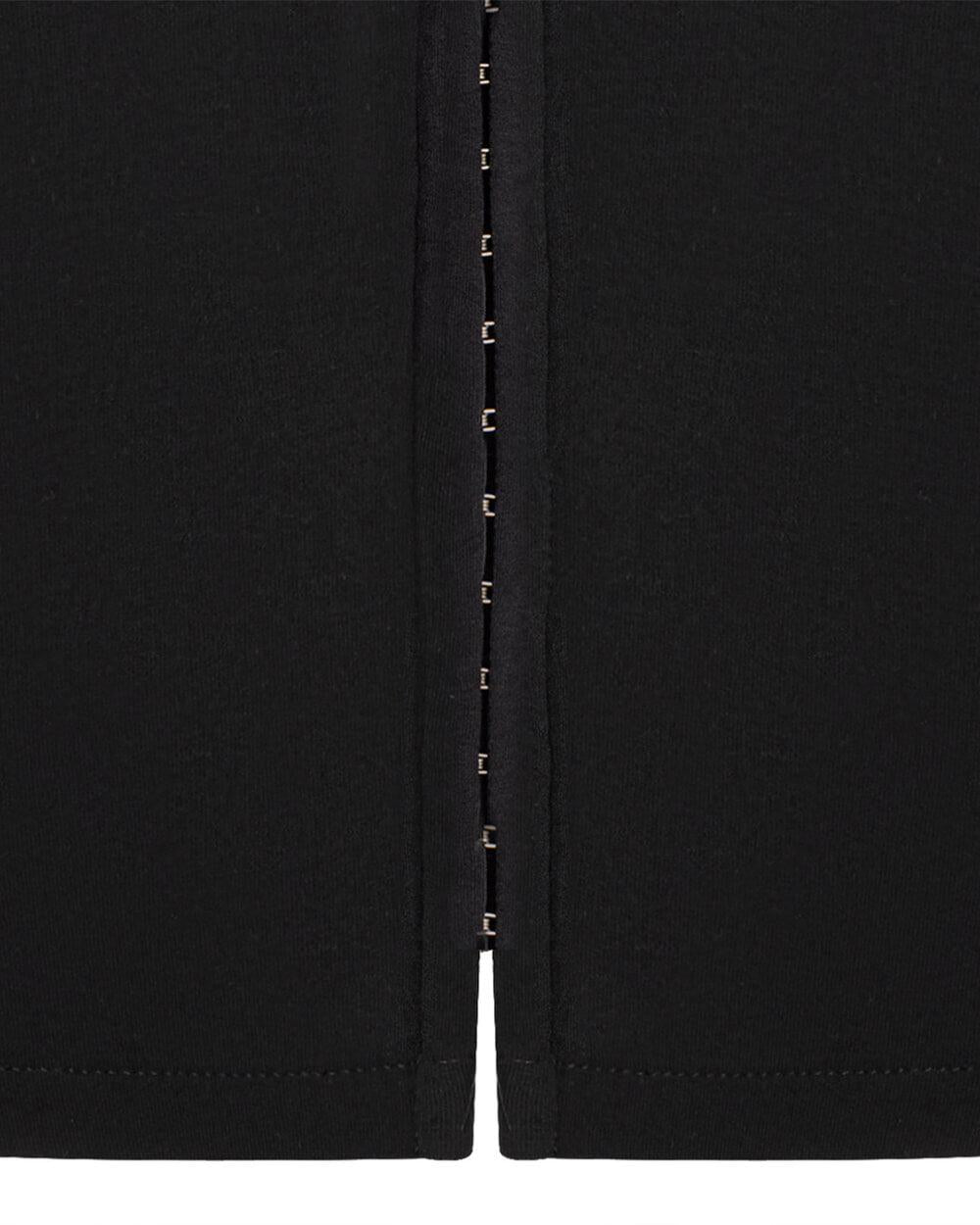 Aurohaya Nyx Zip-Front Bodycon Mini Dress