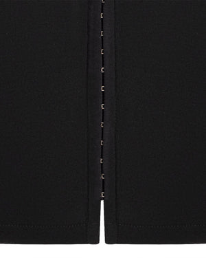 Aurohaya Nyx Zip-Front Bodycon Mini Dress