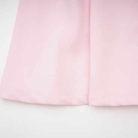 Aurohaya Cassi crystal-accented pink bow midi dress