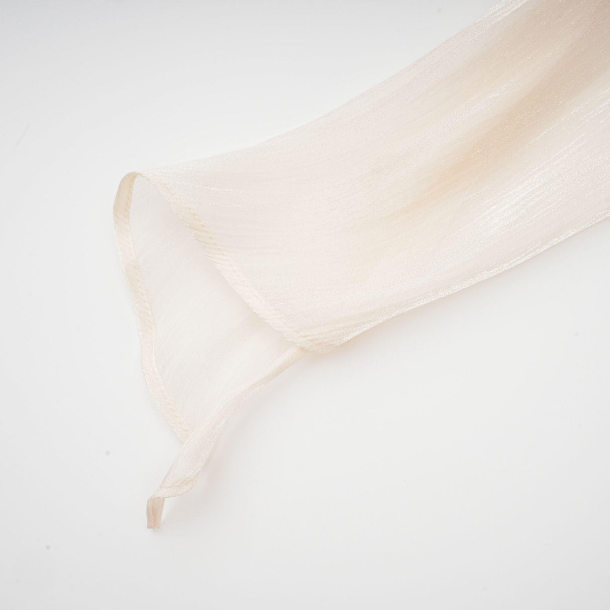 Aurohaya Eugénie Neutral Fully Pleated Ruffled Mini Dress