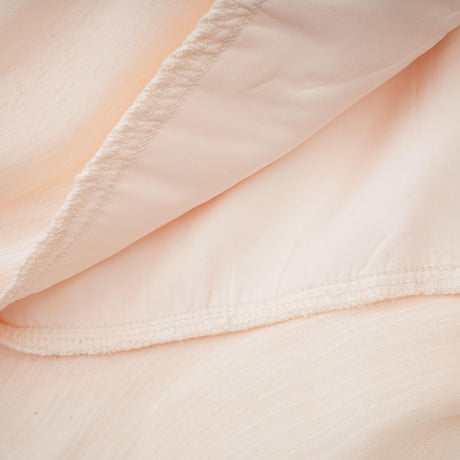 Aurohaya Eugénie Neutral Fully Pleated Ruffled Mini Dress