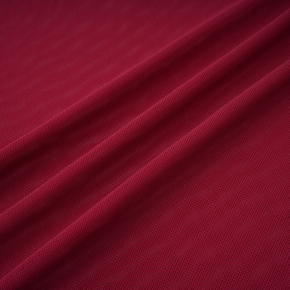 Aurohaya Sylphe Red Asymmetrical Ruched Mesh Maxi Dress