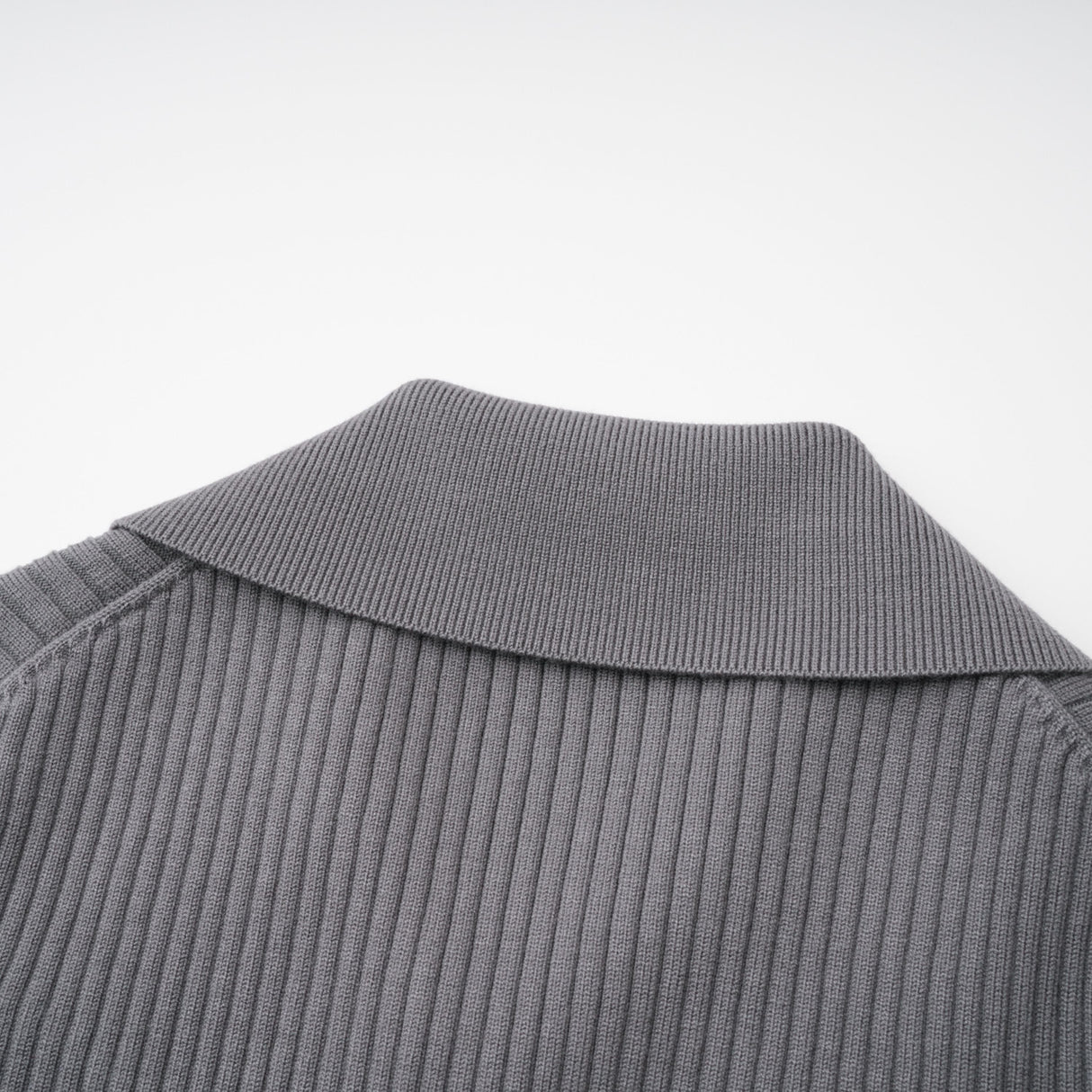 Aurohaya Claire Grey Ribbed Knit Bodysuit & Trousers Set