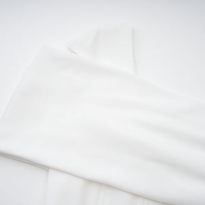Aurohaya Solara White Draped Midi Dress