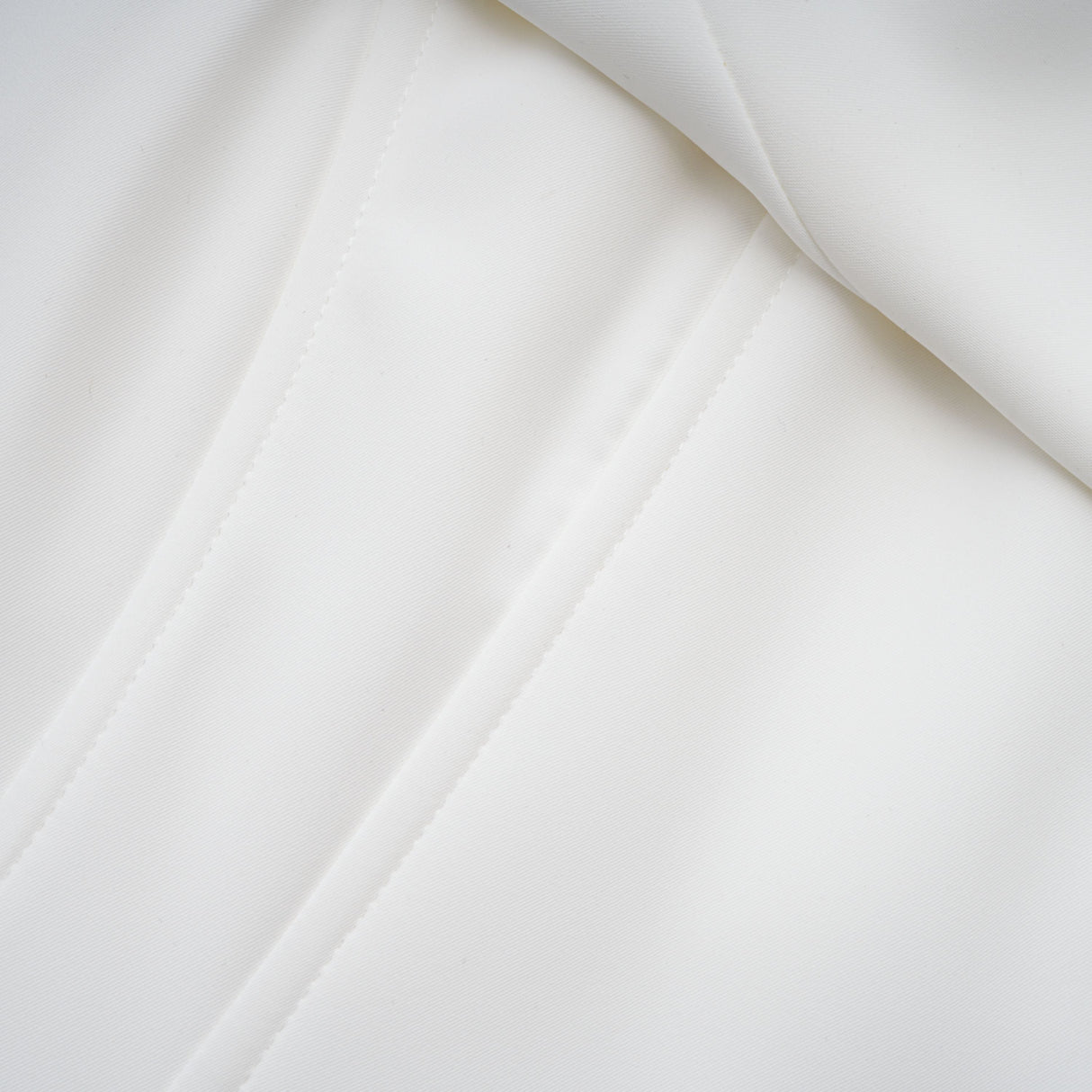 Aurohaya Solara White Draped Midi Dress