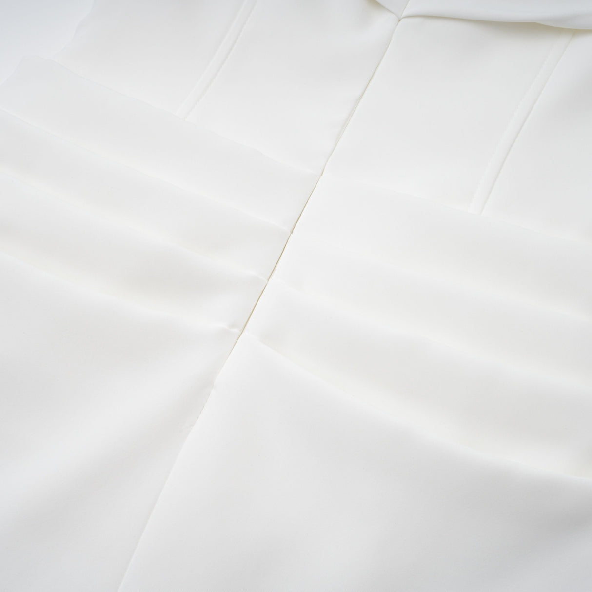 Aurohaya Solara White Draped Midi Dress