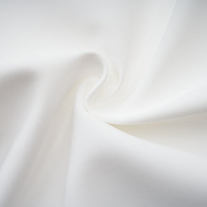 Aurohaya Solara White Draped Midi Dress