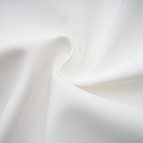 Aurohaya Solara White Draped Midi Dress