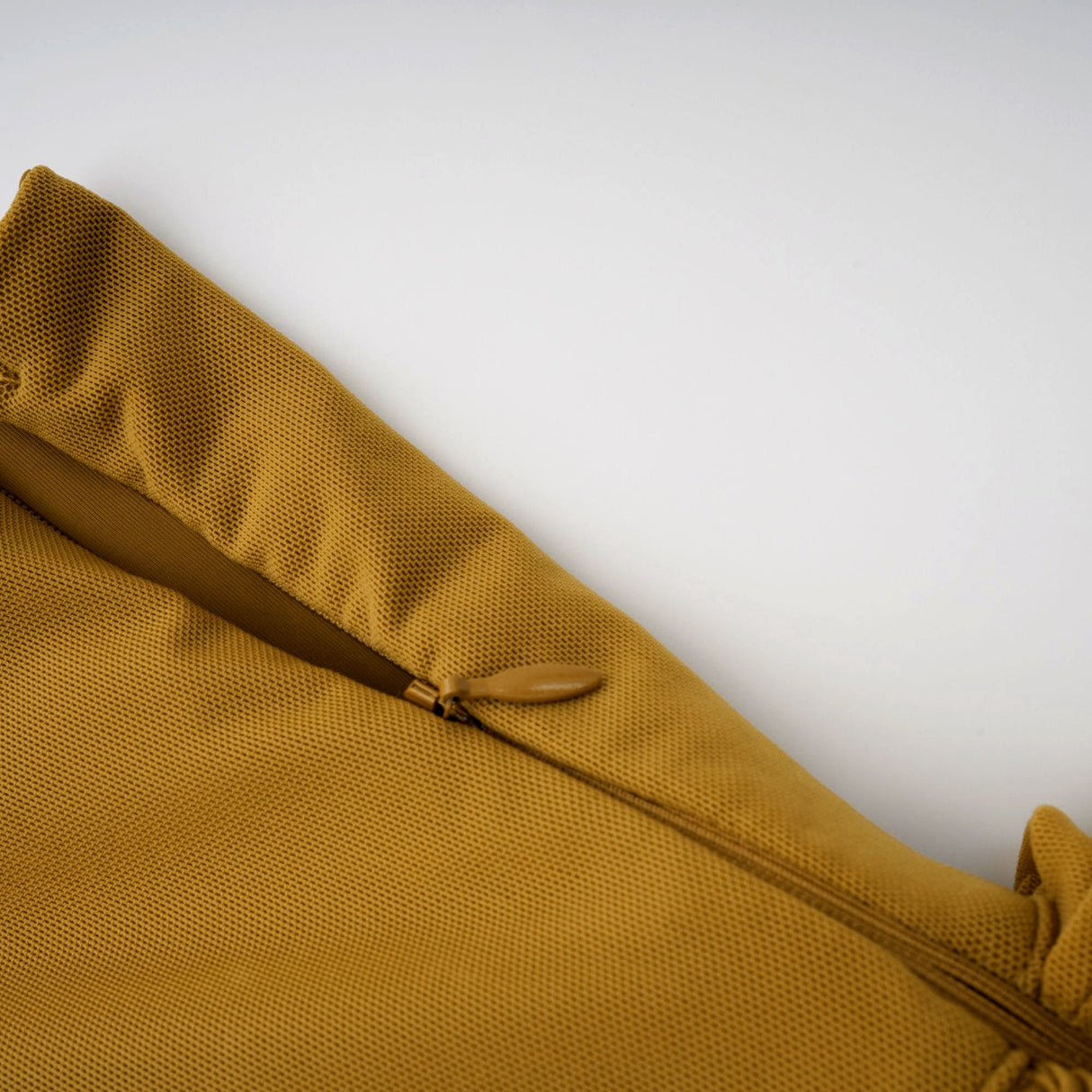 Aurohaya Ludivine ocher off-shoulder cut-out ruched maxi dress
