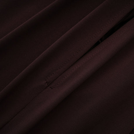 Aurohaya Honoria Chocolate Brown Off Shoulder Maxi Dress