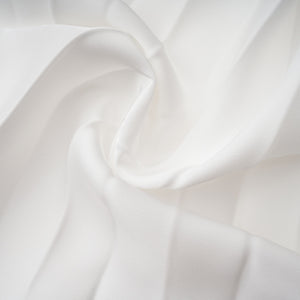 Aurohaya Palesa White Pleated Glossy Maxi Dress & Cape Set