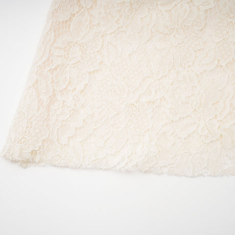 Aurohaya Oliana Ivory Lace Maxi Gown
