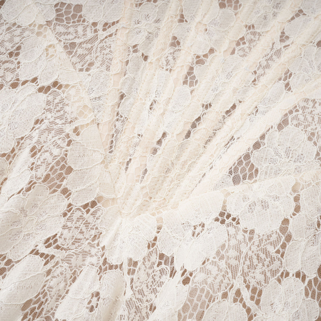 Aurohaya Celina White Lace Corset Maxi Dress