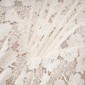 Aurohaya Celina White Lace Corset Maxi Dress