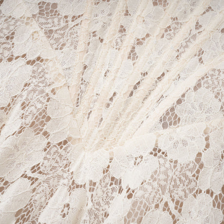 Aurohaya Celina White Lace Corset Maxi Dress