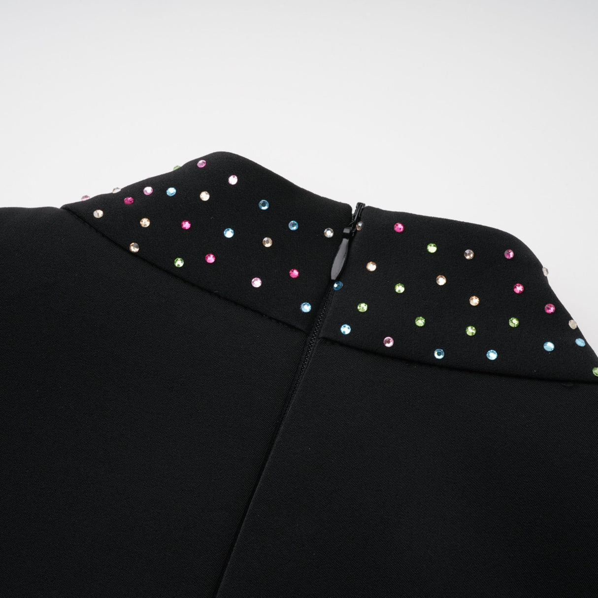 Aurohaya Rosaria Black Embellished Constellation Mini Dress