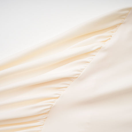 Aurohaya Harriet White Cut Out Ruched Maxi Dress