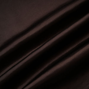 Aurohaya Pernilla Brown One Shoulder Satin Mini Dress