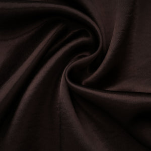Aurohaya Gitta Brown Off Shoulder Satin Maxi Gown