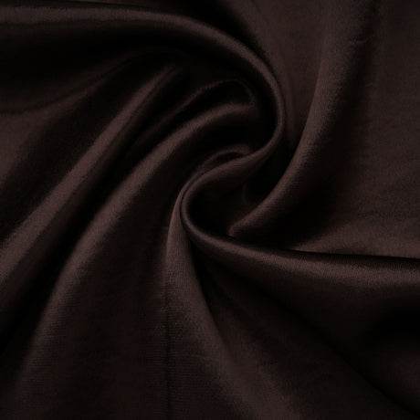 Aurohaya Gitta Brown Off Shoulder Satin Maxi Gown