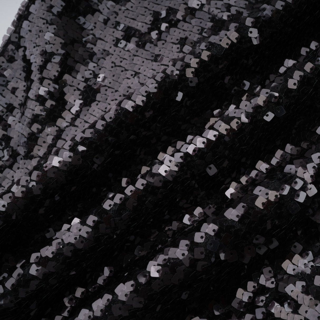 Aurohaya Ava Black Lace Panel Sequined Maxi Dress