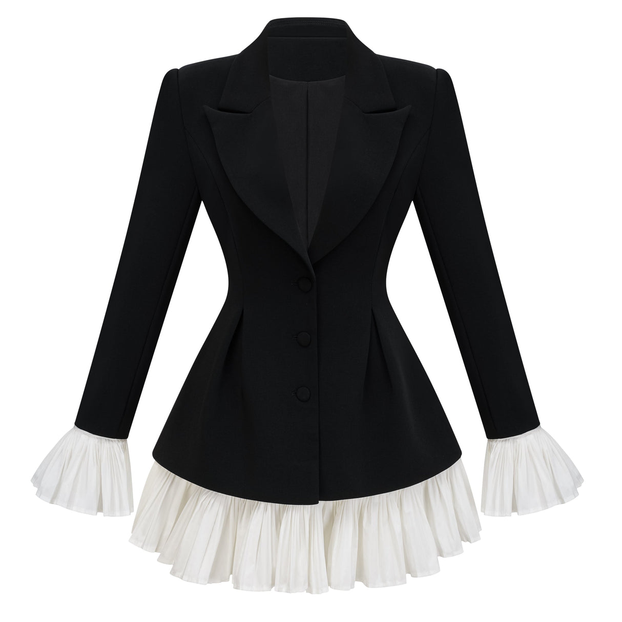 Aurohaya Rébecca Color Block Mini Blazer Dress