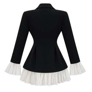 Aurohaya Rébecca Color Block Mini Blazer Dress