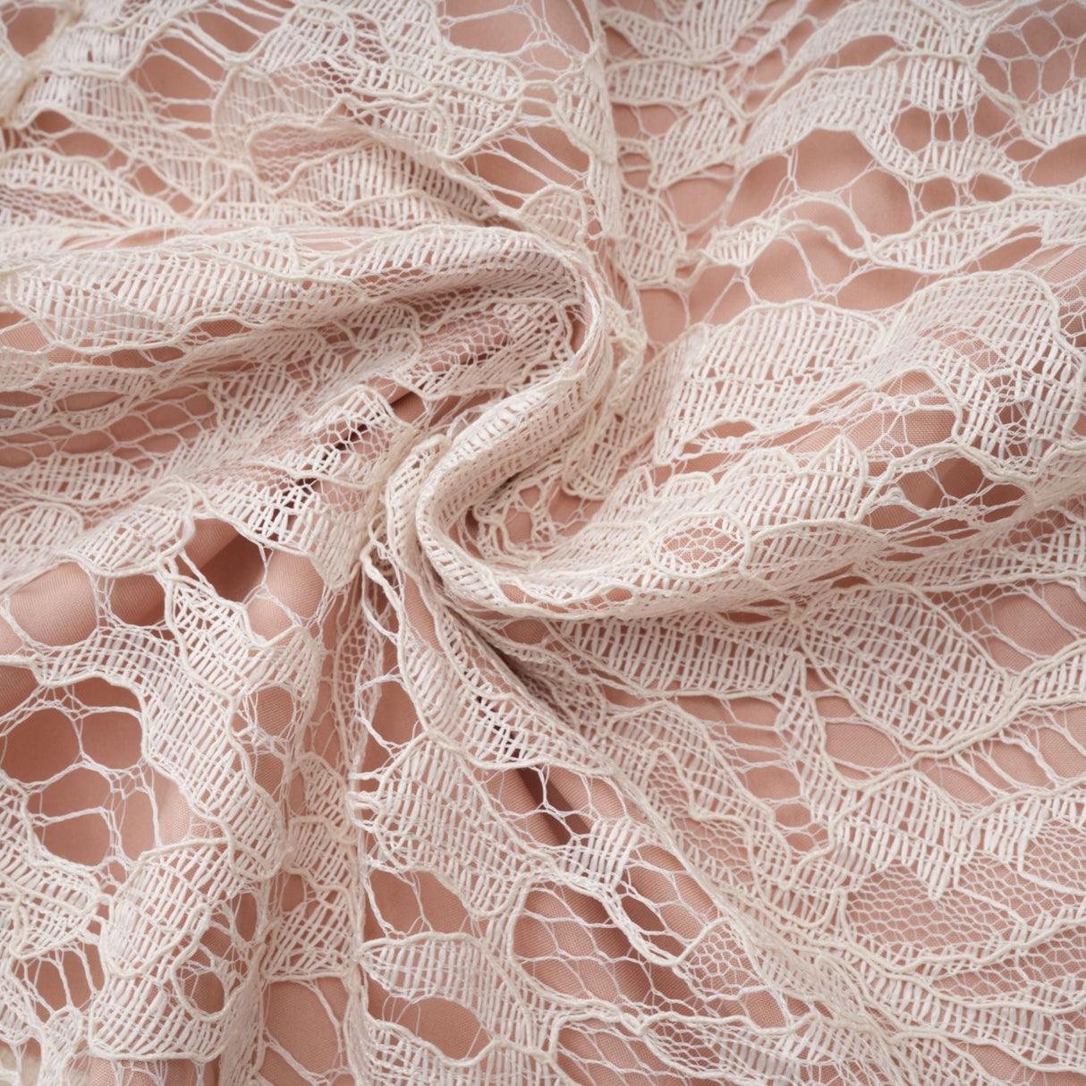 Aurohaya Alaia White Cape Design Floral Lace Midi Dress