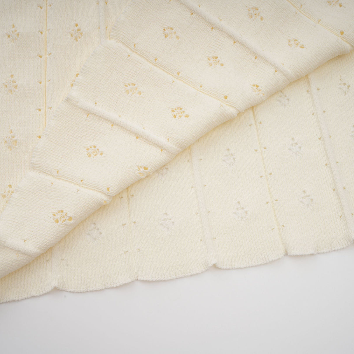 Aurohaya Donatienne white faux-pearl knitted maxi dress