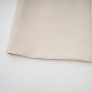 Aurohaya Chloé cream-white fitted mini dress