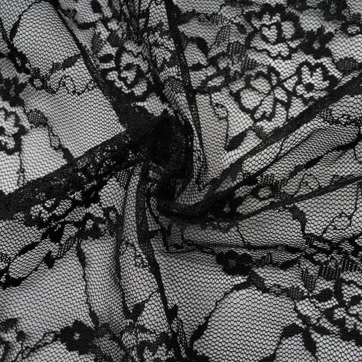 Aurohaya Louise black floral-lace vest & dress matching set