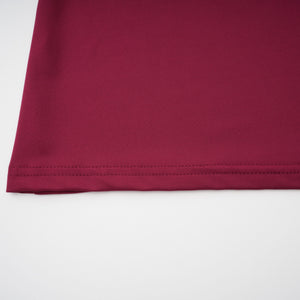 Aurohaya Anastasia Burgundy One Shoulder Gathered Maxi Dress