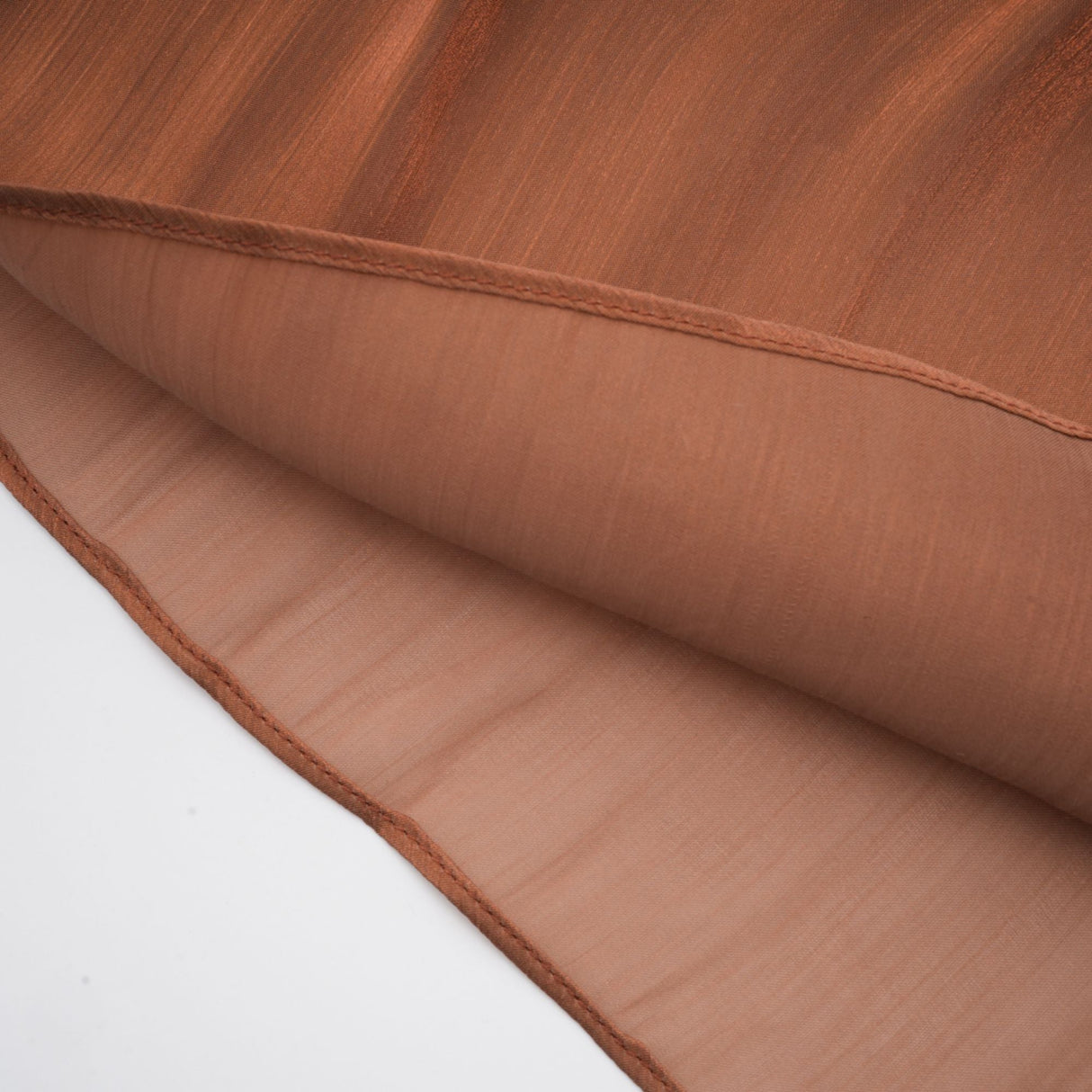 Aurohaya Mila Brown Pleated Satin Maxi Dress