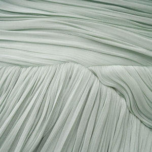 Aurohaya Verdelune Mint Green Gathered Maxi Dress