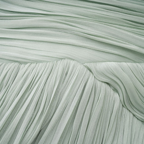 Aurohaya Uranie Mint Green Gathered Maxi Dress