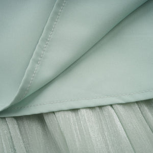 Aurohaya Uranie Mint Green Gathered Maxi Dress