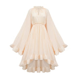 Ophélie cape-design midi dress