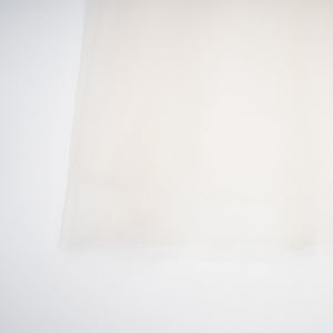 Aurohaya Mira Neutrals Lace Panel Tulle Midi Dress