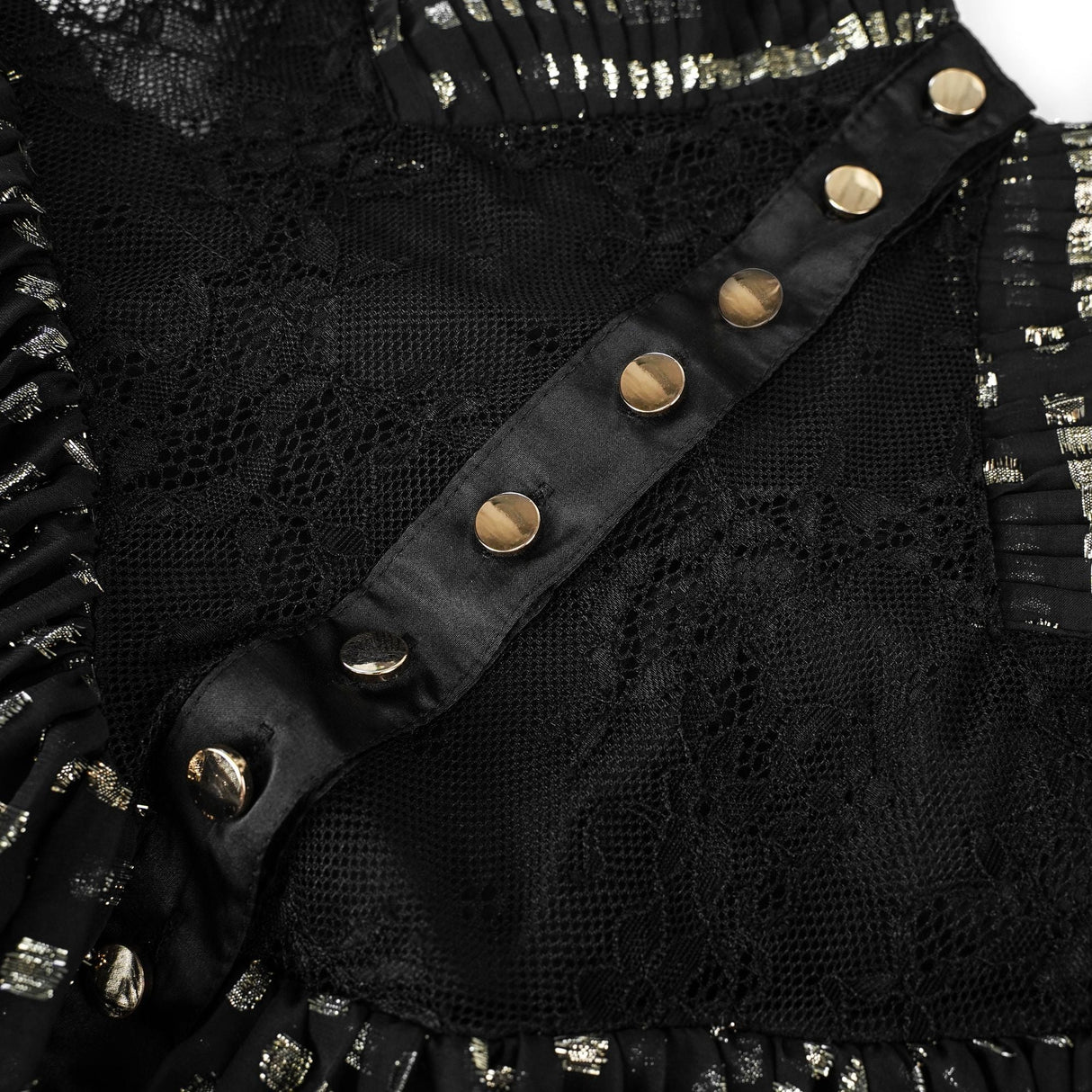 Aurohaya Aloïse Black Polka Dot Pleated Midi Dress